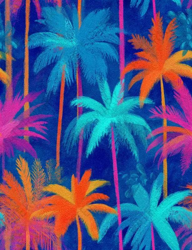 Folk Colorful Seamless Patterns