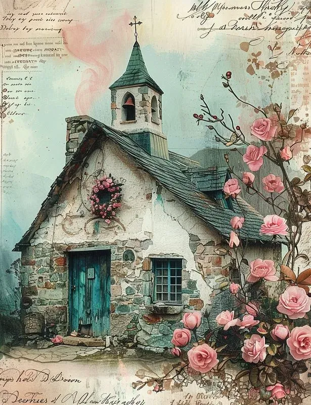 Whimsical Valentine Junk Journal Pages