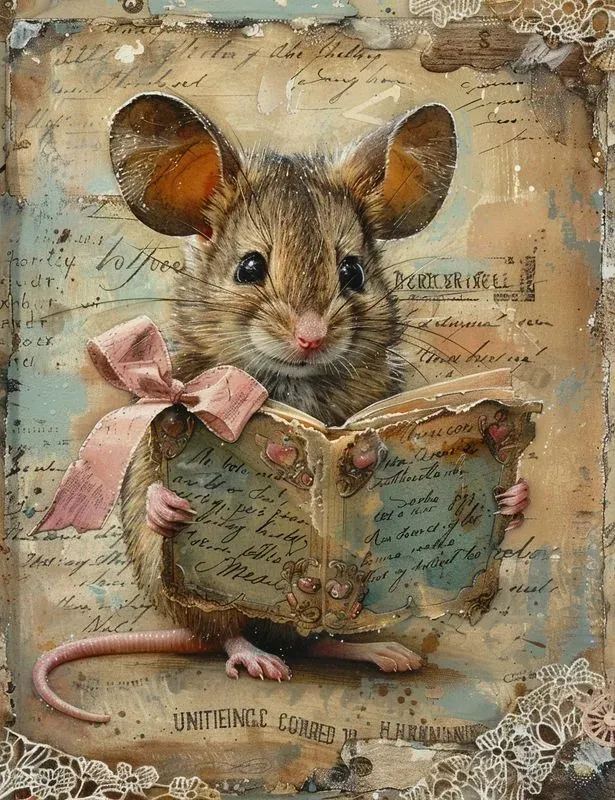 Whimsical Valentine Junk Journal Pages