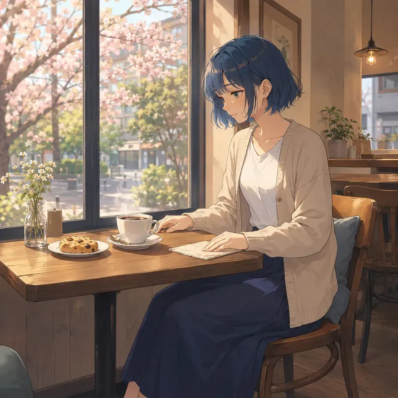 Soft Anime Cafe Breaks