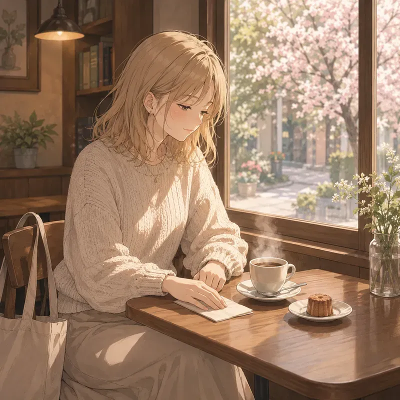 Soft Anime Cafe Breaks