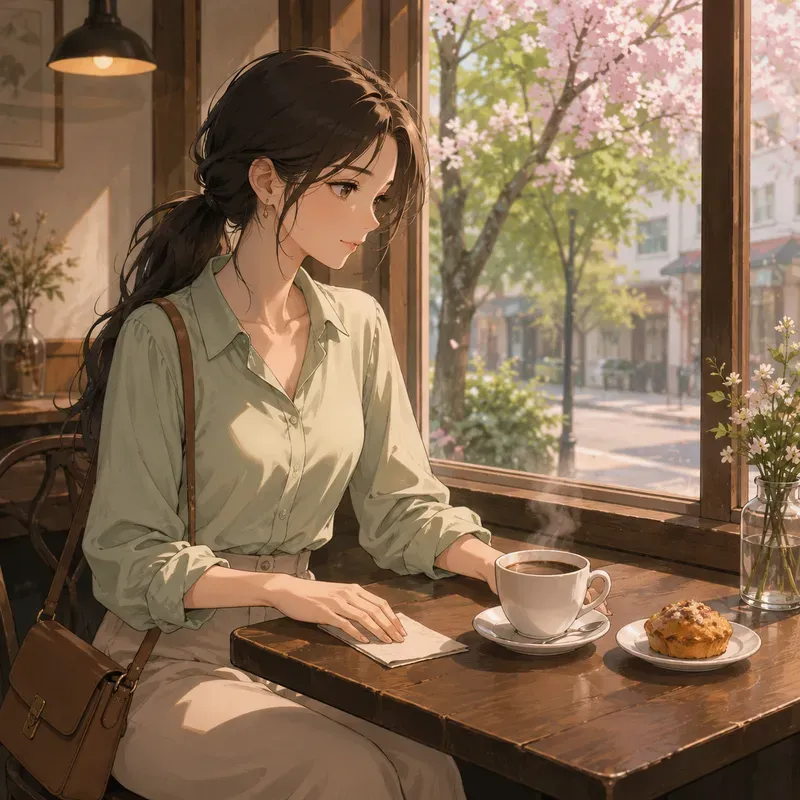 Soft Anime Cafe Breaks