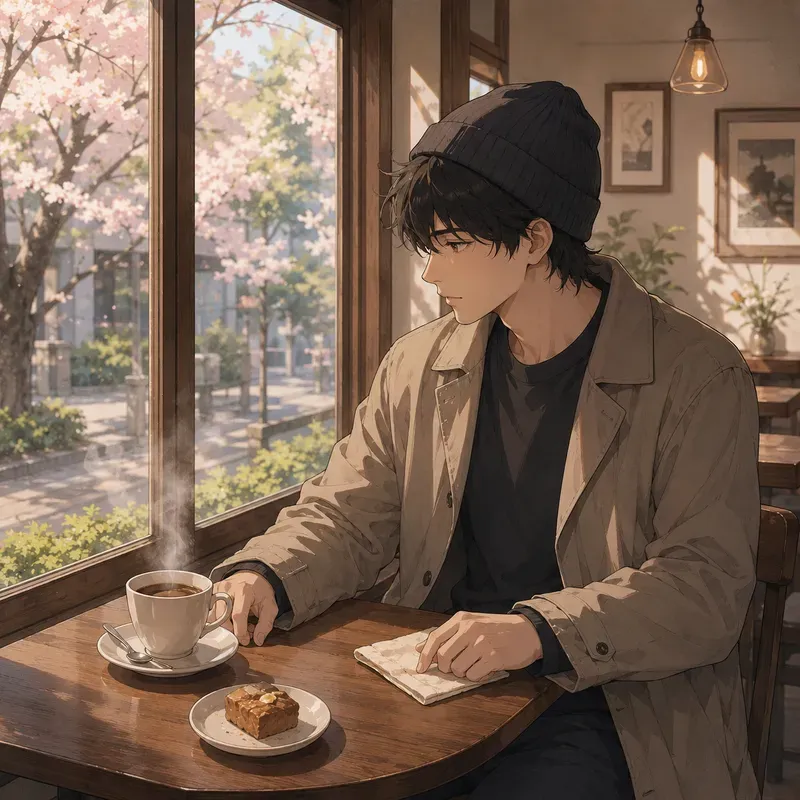 Soft Anime Cafe Breaks