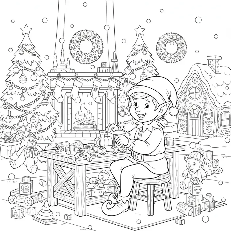 Christmas Coloring Book Creator Suites