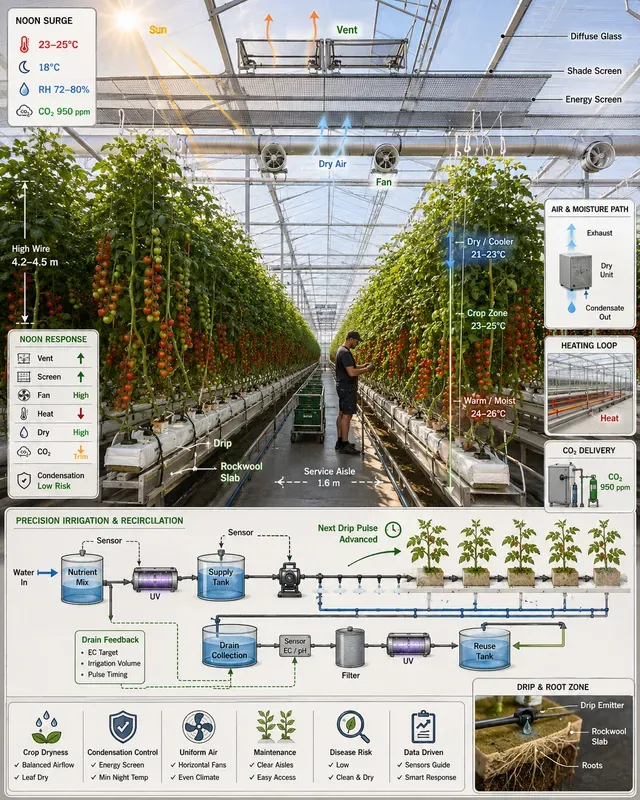 Commercial Greenhouse Crop Climates