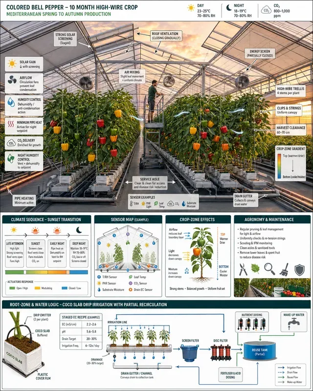 Commercial Greenhouse Crop Climates