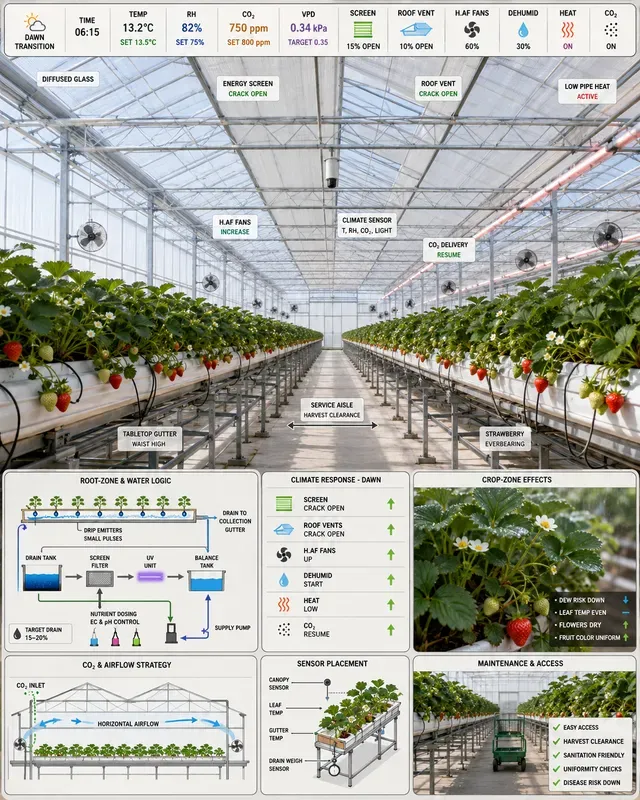 Commercial Greenhouse Crop Climates