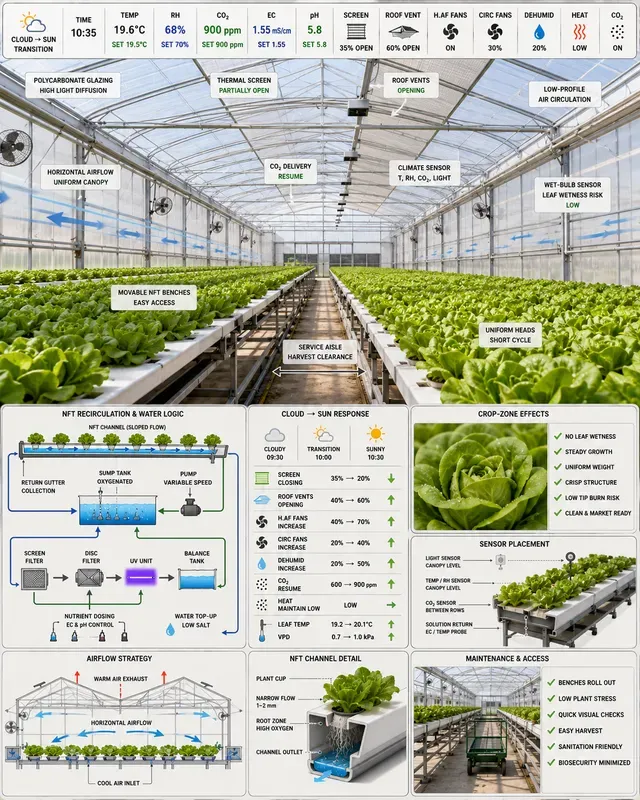 Commercial Greenhouse Crop Climates