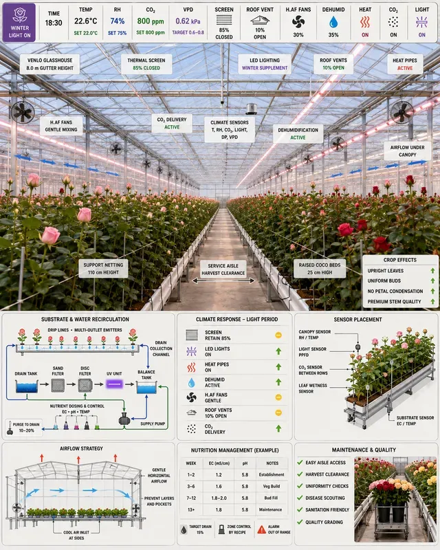 Commercial Greenhouse Crop Climates