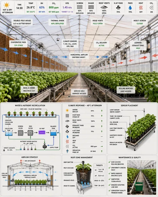 Commercial Greenhouse Crop Climates
