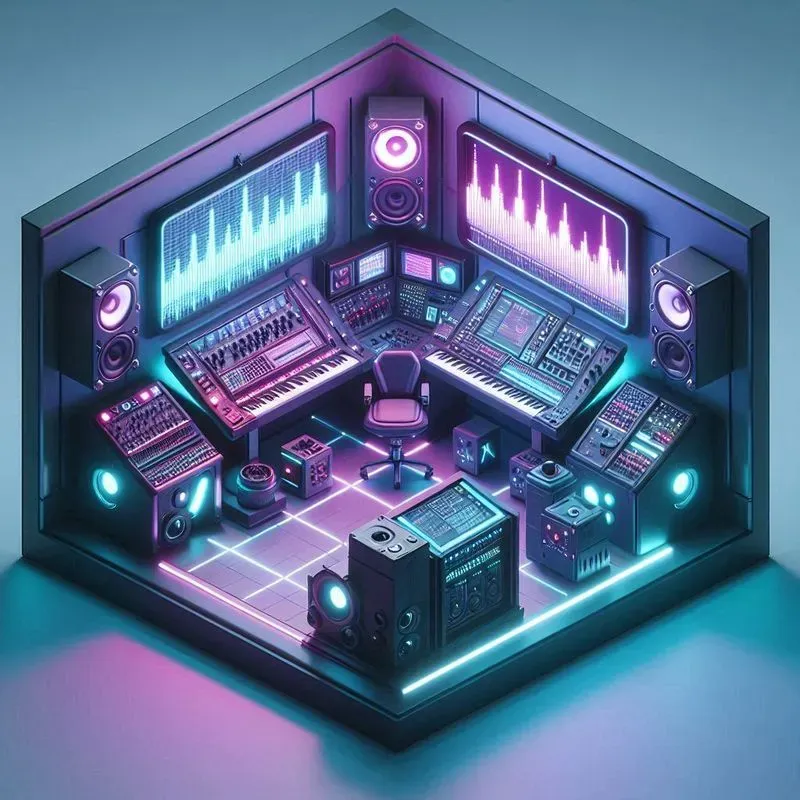 Isometric 3d Cyberpunk Room Megapacks 9