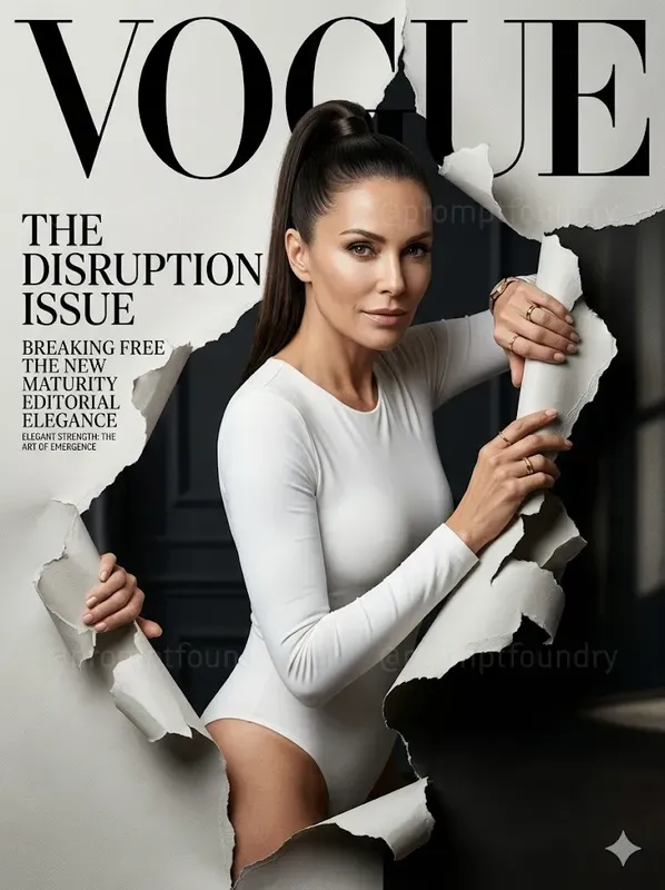 Break The Frame Vogue Torn Paper Covers