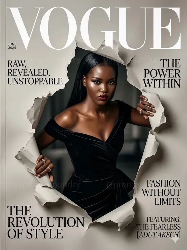 Break The Frame Vogue Torn Paper Covers