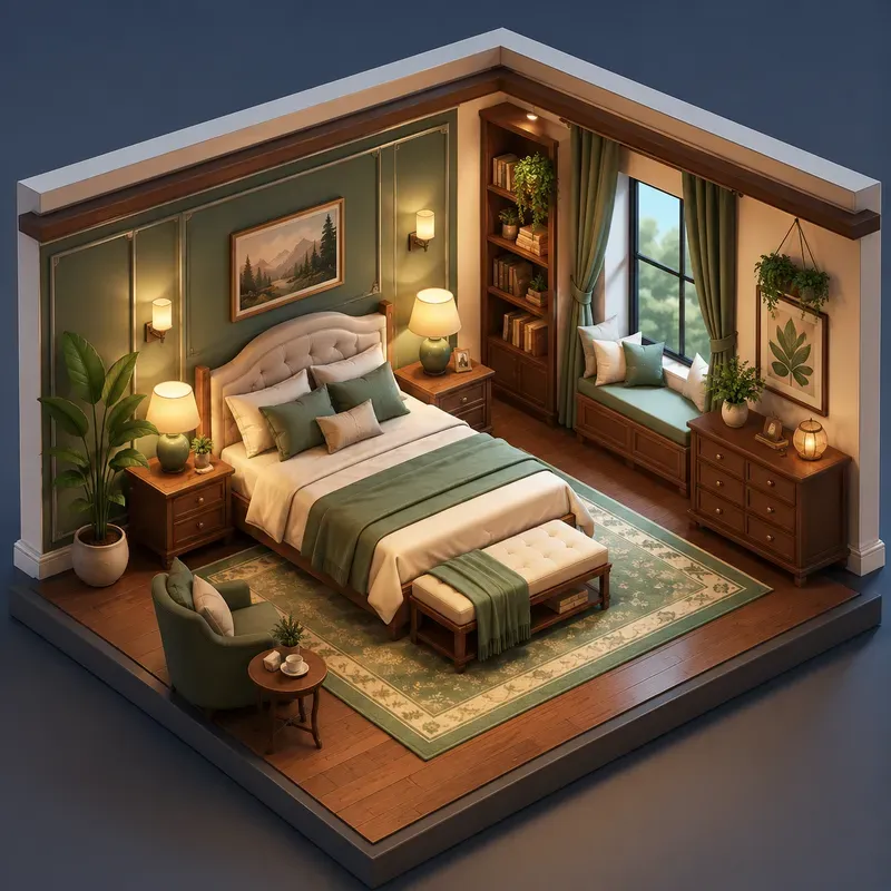 Stylized Cutaway Interior Worlds