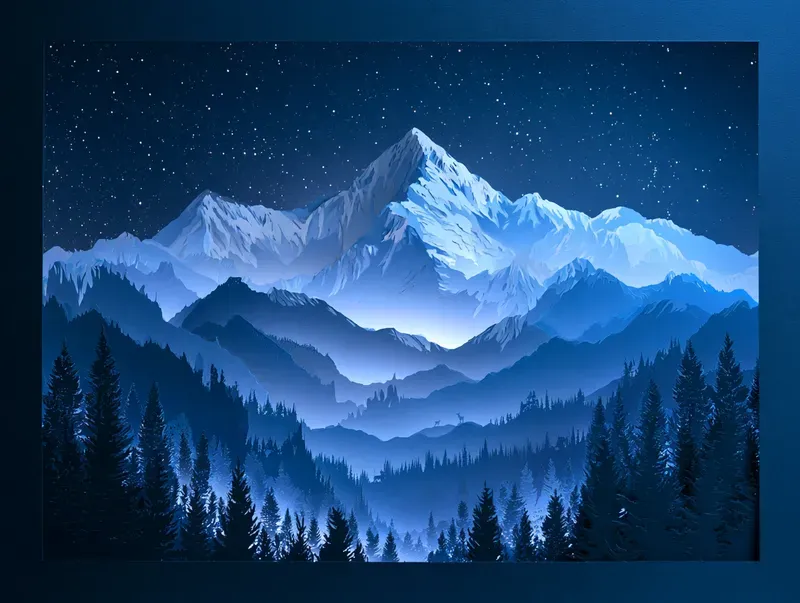 Layered Paper Cut Art Generator