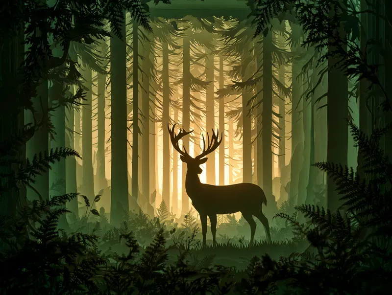 Layered Paper Cut Art Generator
