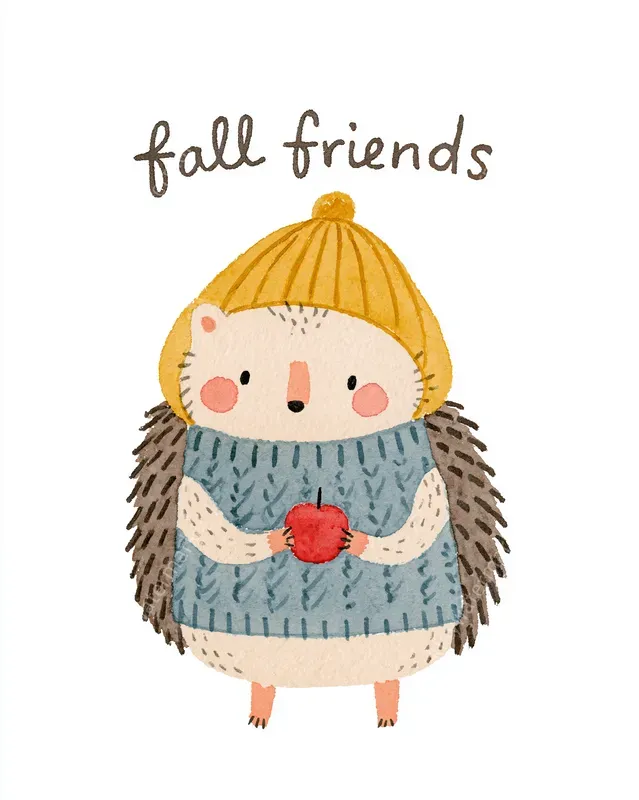 Cozy Woodland Fall Quote Cliparts