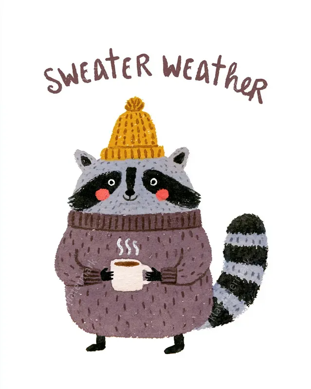 Cozy Woodland Fall Quote Cliparts