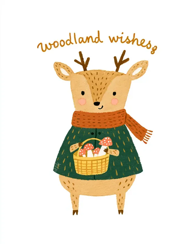 Cozy Woodland Fall Quote Cliparts