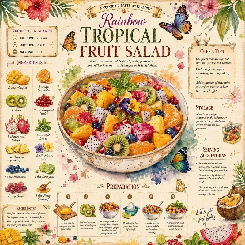 Vintage Recipe Infographics