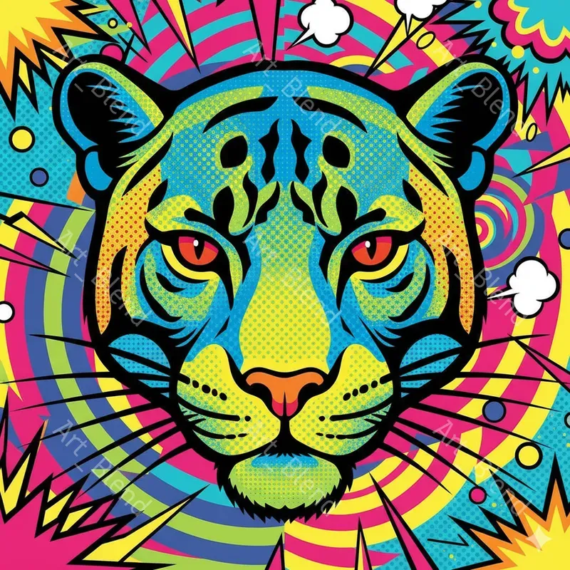 Pop Art Style Art