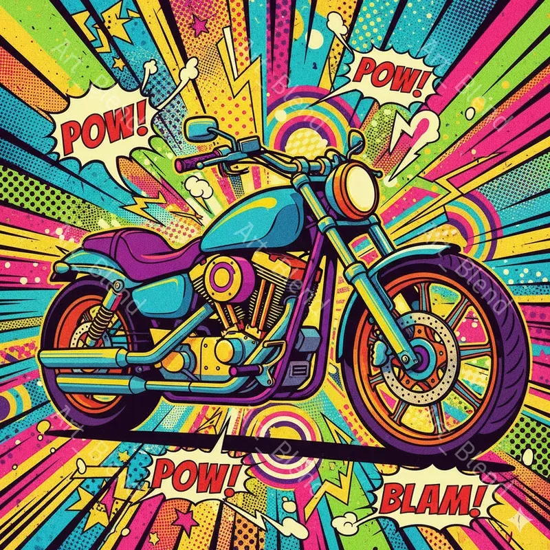 Pop Art Style Art
