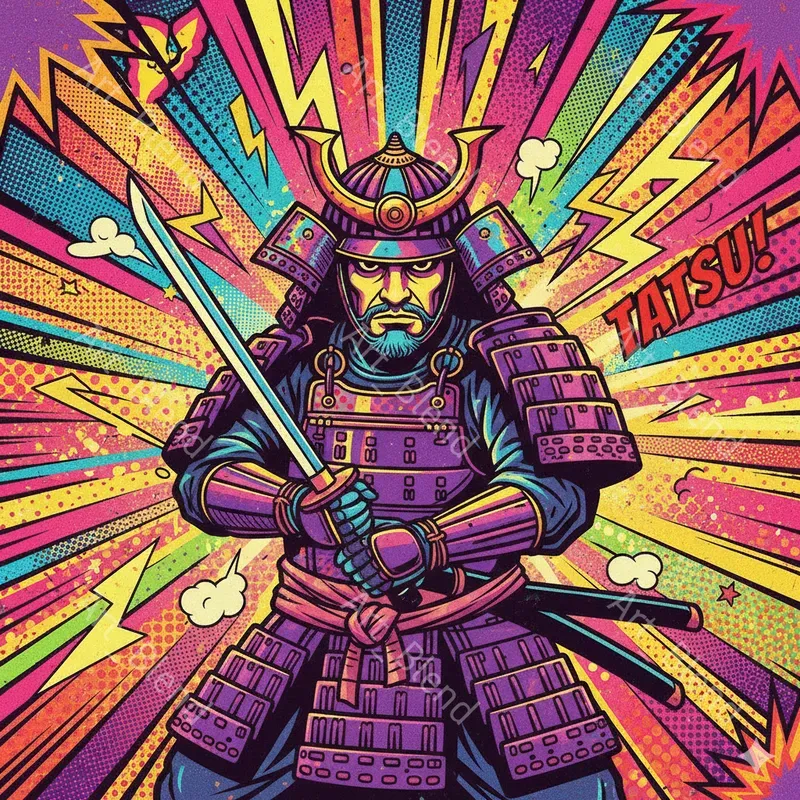 Pop Art Style Art