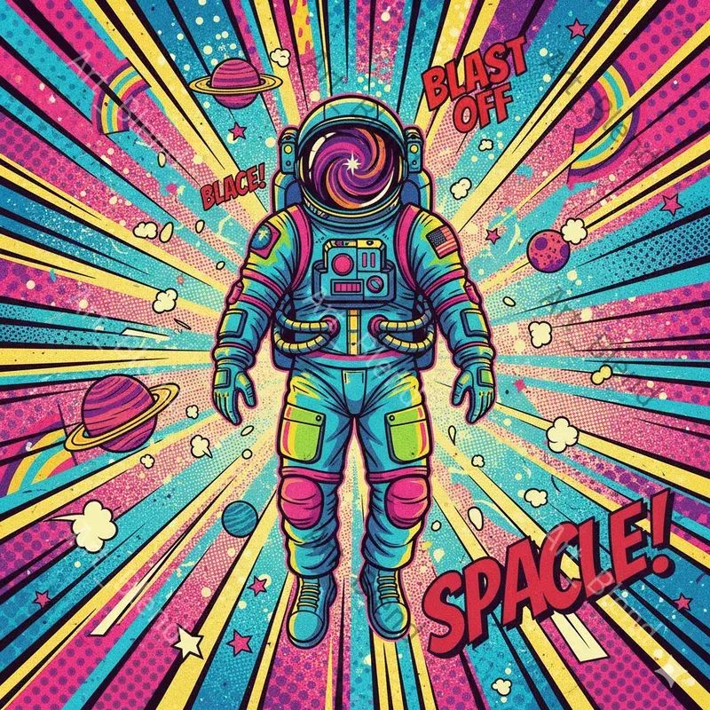 Pop Art Style Art