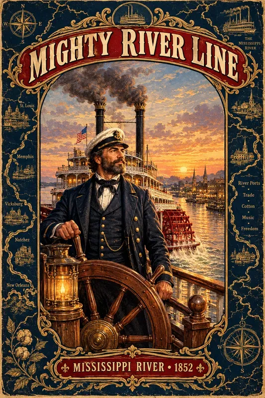 Vintage American Stagecoach Posters