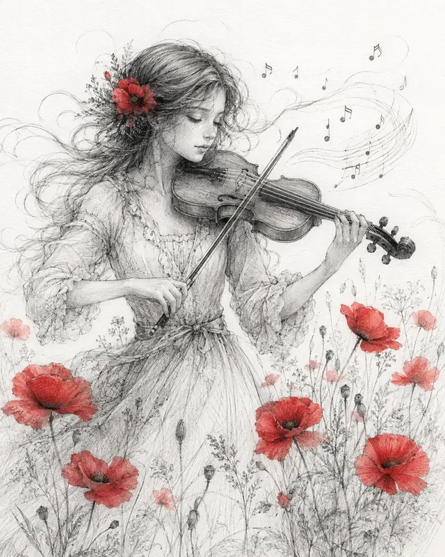 Whimsical Pencil Sketches
