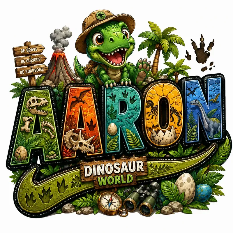 Custom Name Cartoon Typography Designs