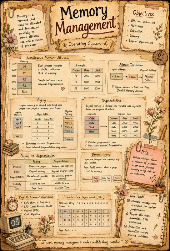 Vintage Operating System Journal Pages