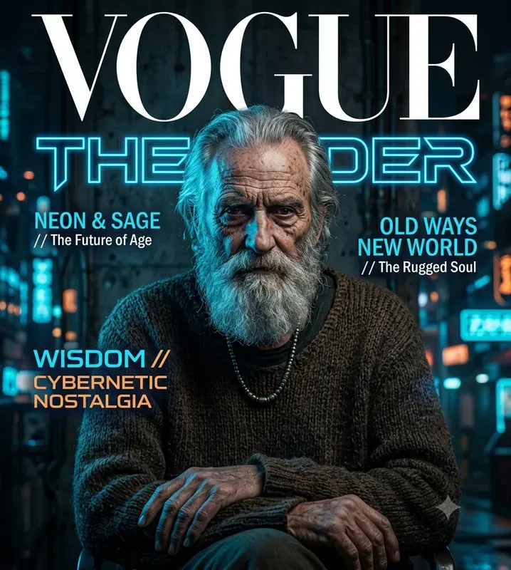 Cyberpunk Vogue Magazine Covers