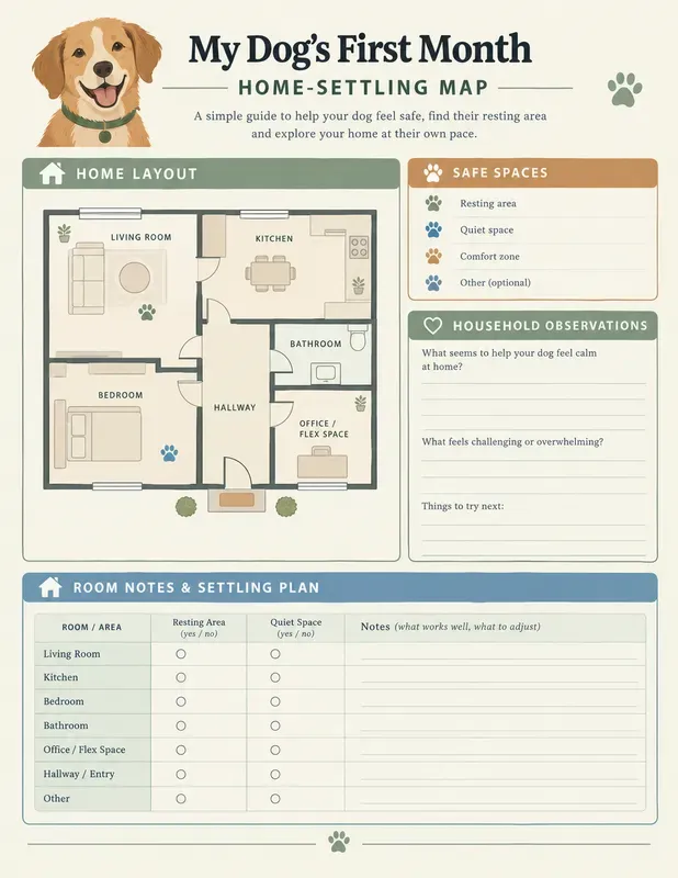 Dog Adoption First Month Journals