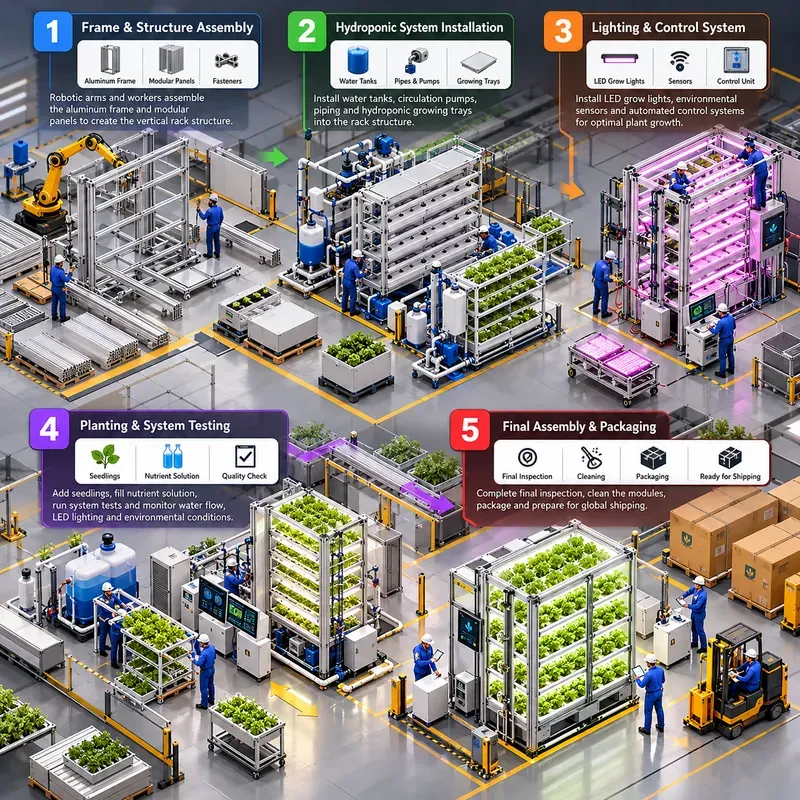 Isometric Process Infographics