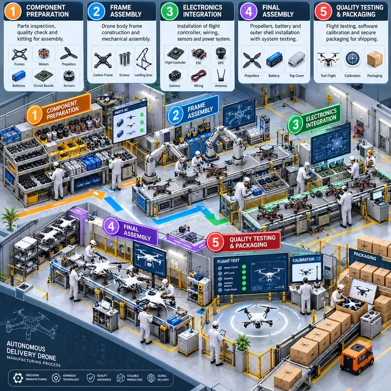Isometric Process Infographics