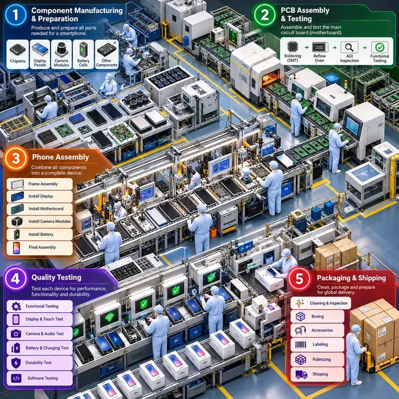 Isometric Process Infographics