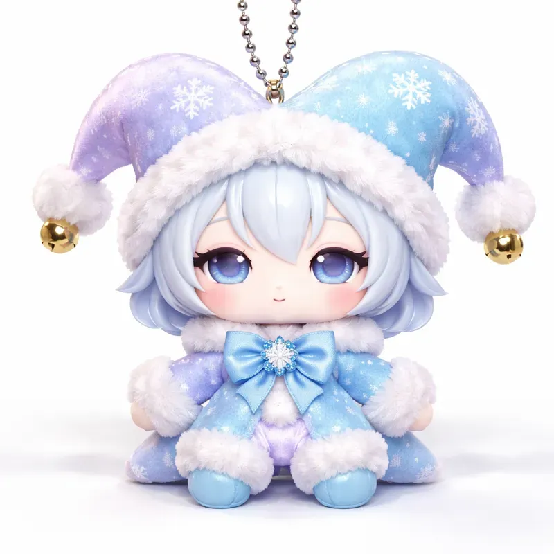 Chibi Jester Plush Keychain Toys