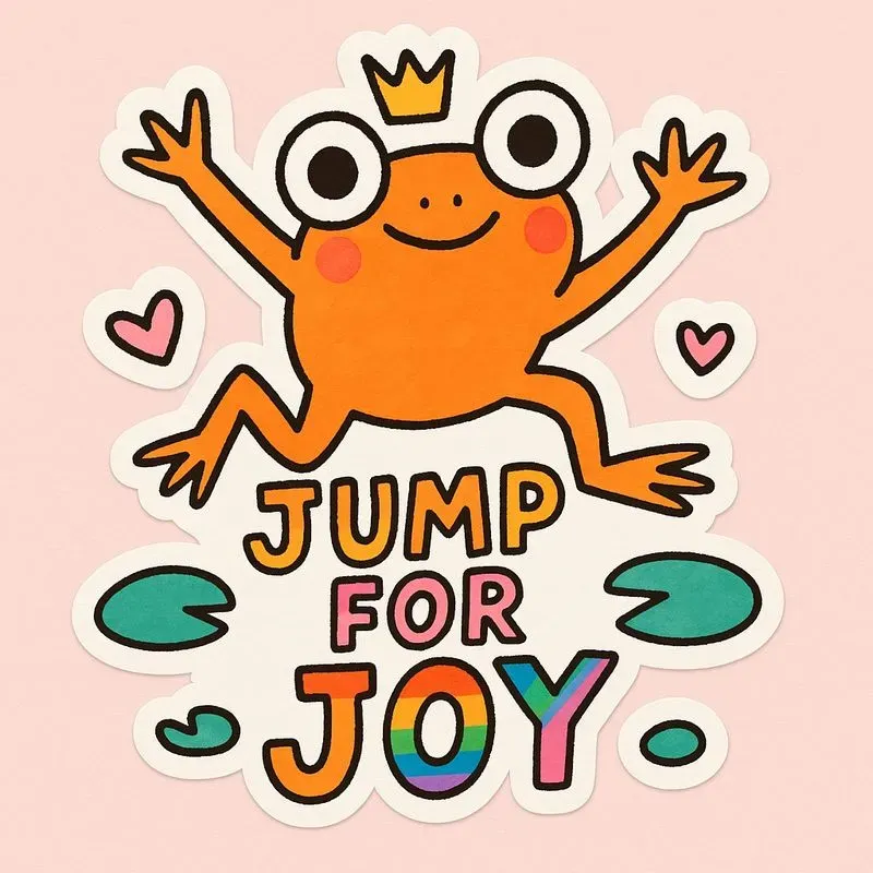 Smiling Stickers With Text
