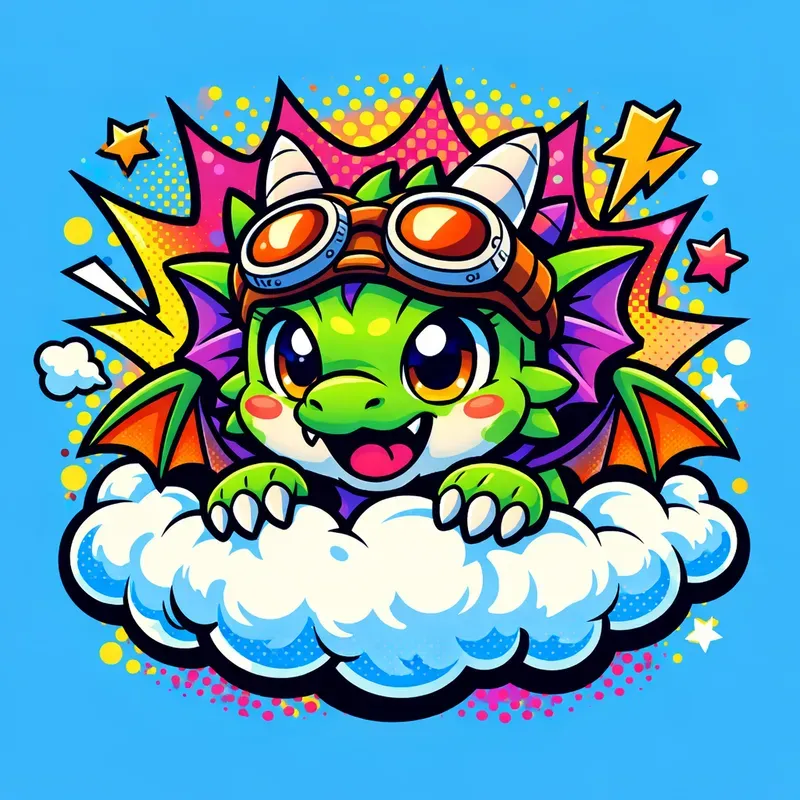Cute Mascot Pop Art Logo Generator