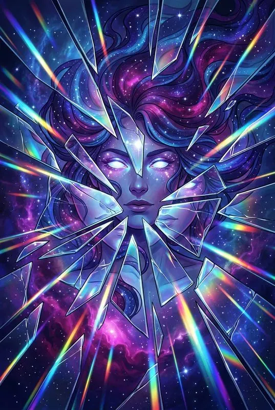 Shattered Reflection Art