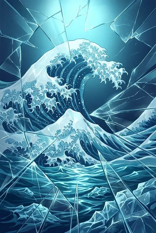 Shattered Reflection Art