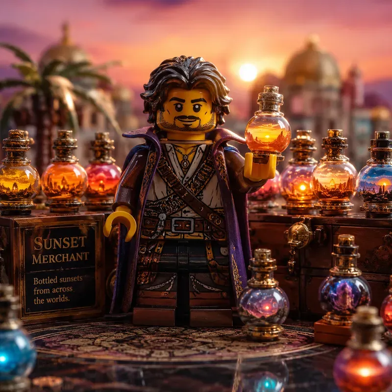 Collectible Minifigure Macro Portraits
