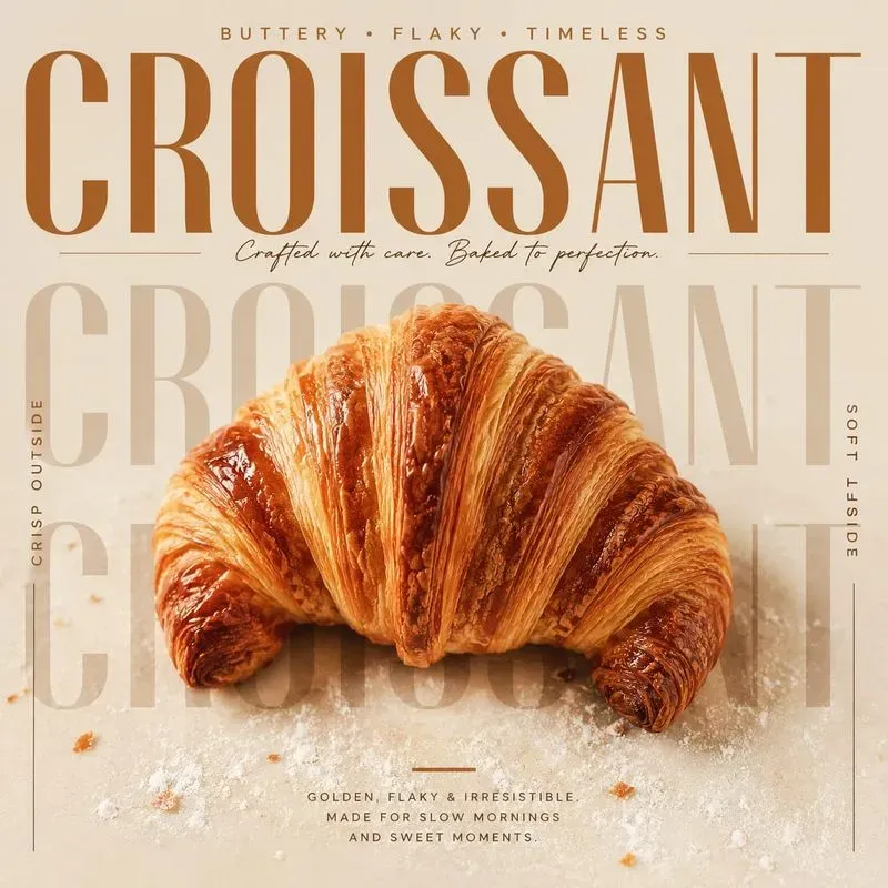 Bakery Typography Poster Generator