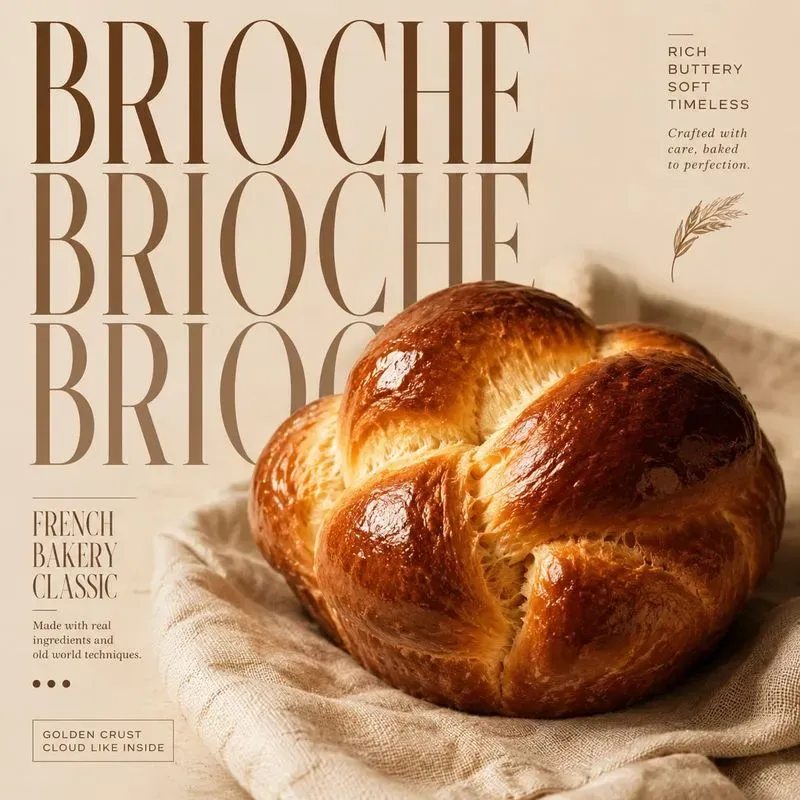 Bakery Typography Poster Generator