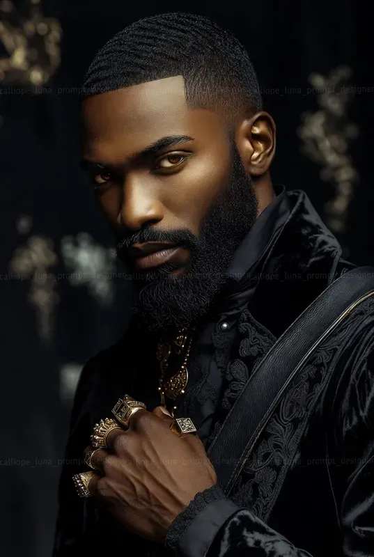 Velvet Noir Gentleman Portraits