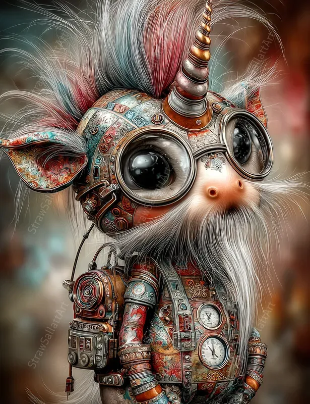 Magical Steampunk 3D Character Art