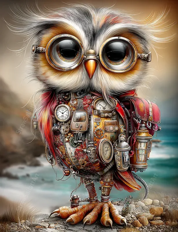 Magical Steampunk 3D Character Art