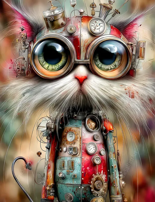 Magical Steampunk 3D Character Art