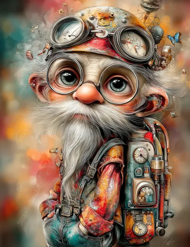 Magical Steampunk 3D Character Art